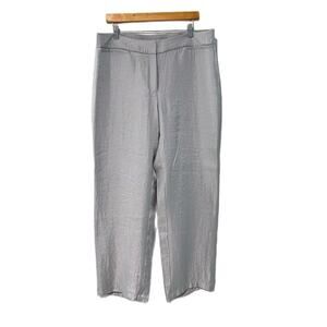 Chico's Travelers Size 3 US XL Gray Shimmery Pants Holiday Party Wedding